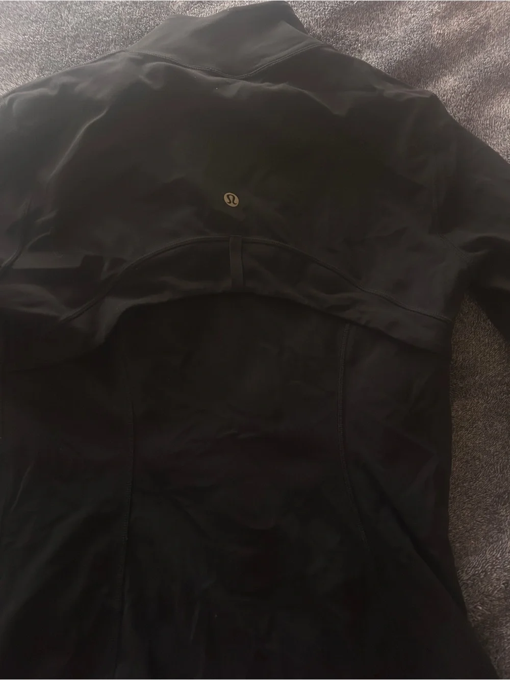 lululemon black define  Jacket with Gold Zipper
